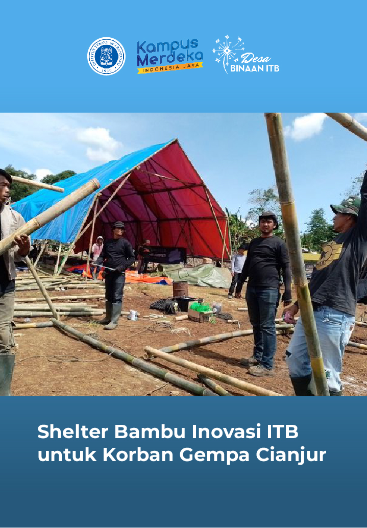 Shelter Bambu Inovasi ITB untuk Korban Gempa Cianjur