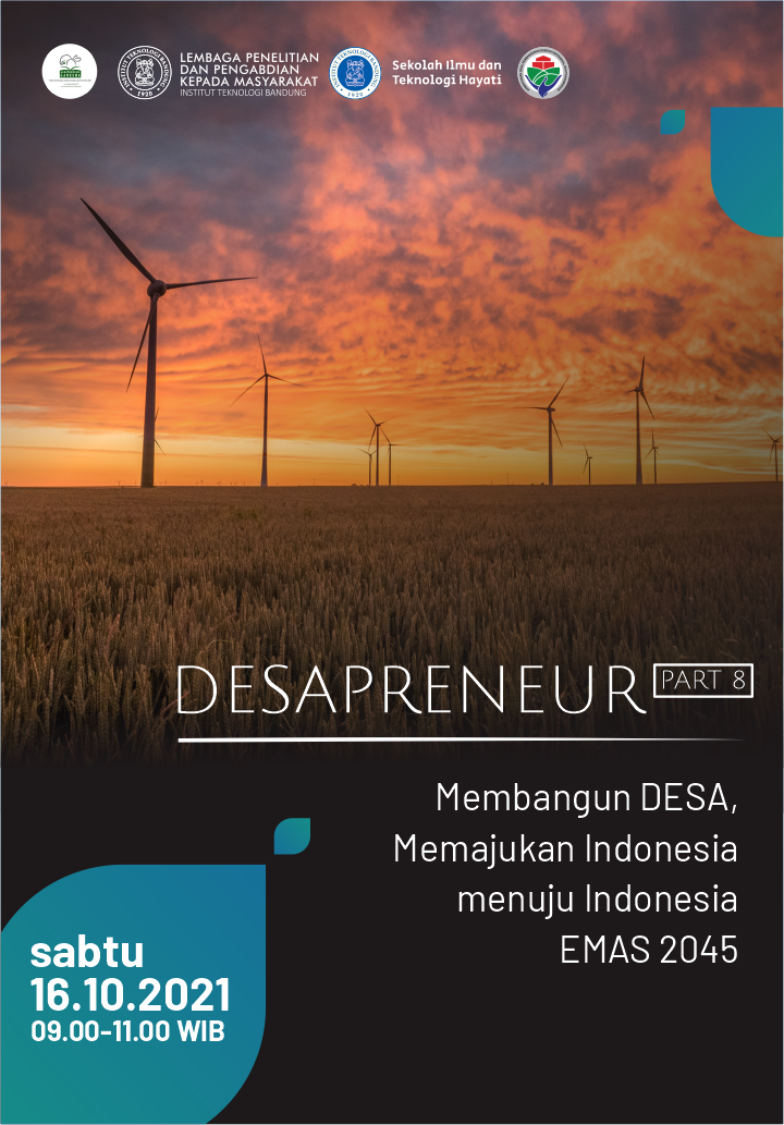 DesaPreneur Part-8: Membangun DESA, Memajukan Indonesia menuju Indonesia EMAS 2045
