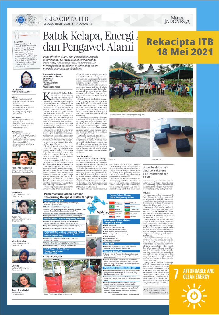 Rekacipta ITB Edisi 18 Mei 2021 - Media Indonesia
