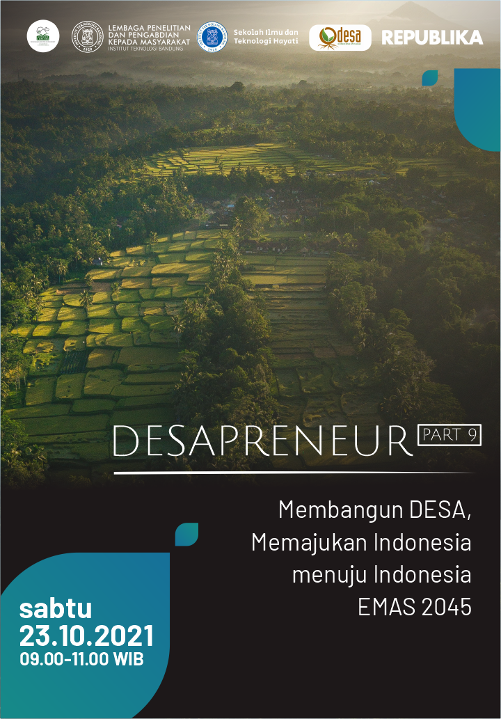 DesaPreneur Part-9: Membangun DESA, Memajukan Indonesia menuju Indonesia EMAS 2045
