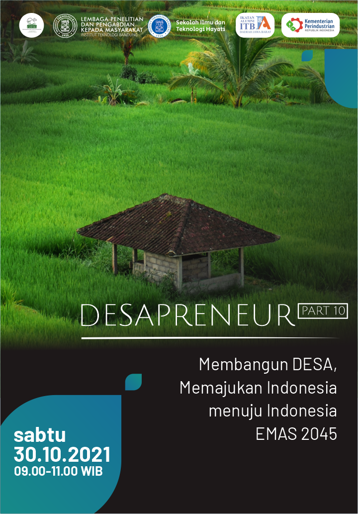 Desapreneur Parts-10: Membangun Desa, Membangun Indonesia menuju Indonesia EMAS [Entrepreneurship, Mandiri, Adil, Sejahtera] 2045