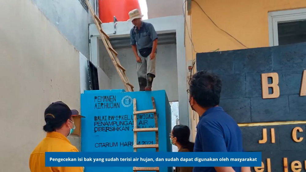 PM Citarum Harum 2021 - Pendampingan Masyarakat Dalam Rangka Penyediaan Pemanenan Air Hujan (PAH) di Wilayah DAS Citarum (Non-Desa Cinangsi)